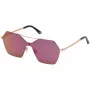 WEB EYEWEAR Women's Sunglasses WE0213-34Z Havana Brown Tortoise Acetate Square Frame 59mm