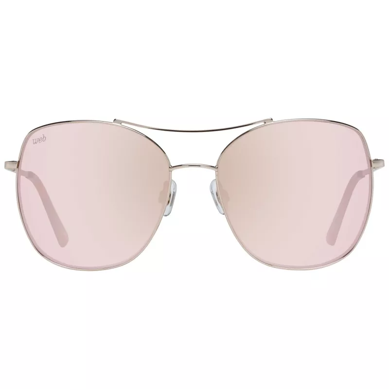 WEB EYEWEAR Women's Sunglasses WE0245-5828G Havana Brown Gradient Square Acetate UV400