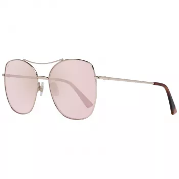 WEB EYEWEAR Women's Sunglasses WE0245-5828G Havana Brown Gradient Square Acetate UV400