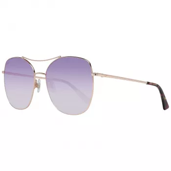 WEB EYEWEAR Women's Sunglasses WE0245-5833Z - Brown Gradient Rectangular Acetate Frame