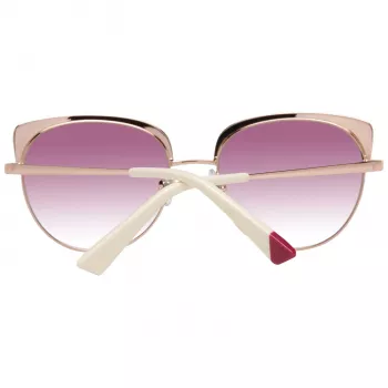 WEB EYEWEAR Women's Sunglasses WE0271-5533Z Havana Brown Square Acetate Gradient Lens 55mm