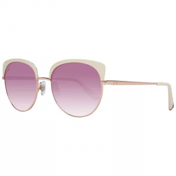 WEB EYEWEAR Women's Sunglasses WE0271-5533Z Havana Brown Square Acetate Gradient Lens 55mm