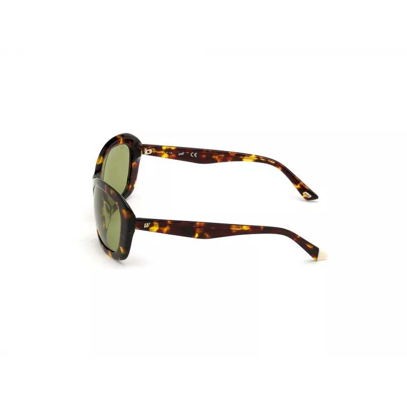 WEB EYEWEAR Women's Sunglasses WE0289-5652N Havana Acetate Square Frame Brown Gradient Lens 56/19/130 mm