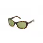 WEB EYEWEAR Women's Sunglasses WE0289-5652N Havana Acetate Square Frame Brown Gradient Lens 56/19/130 mm