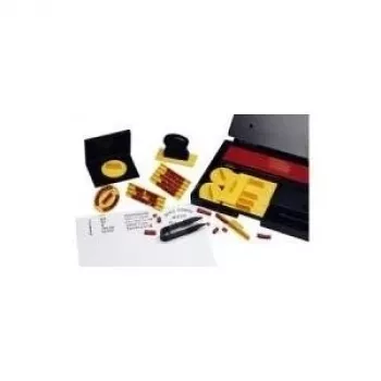 WEDO Type Printing Set with 601 Stamp Types, 405 Stamps incl. Numbers, 4 mm Font Height (66 416)