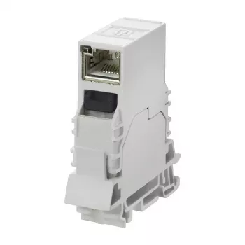Weidmüller IE-TO-RJ45-C DIN Rail RJ45 Outlet, Cat.6A Shielded