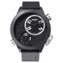 WELDER MAN K32-9202 50mm Men's Quartz Watch Black Dial Leather Strap