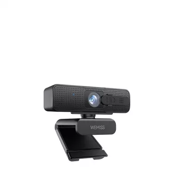 WEMISS CM-A1 Stream Series Autofocus Full HD Webcam with 1/3-CMOS Sensor Black