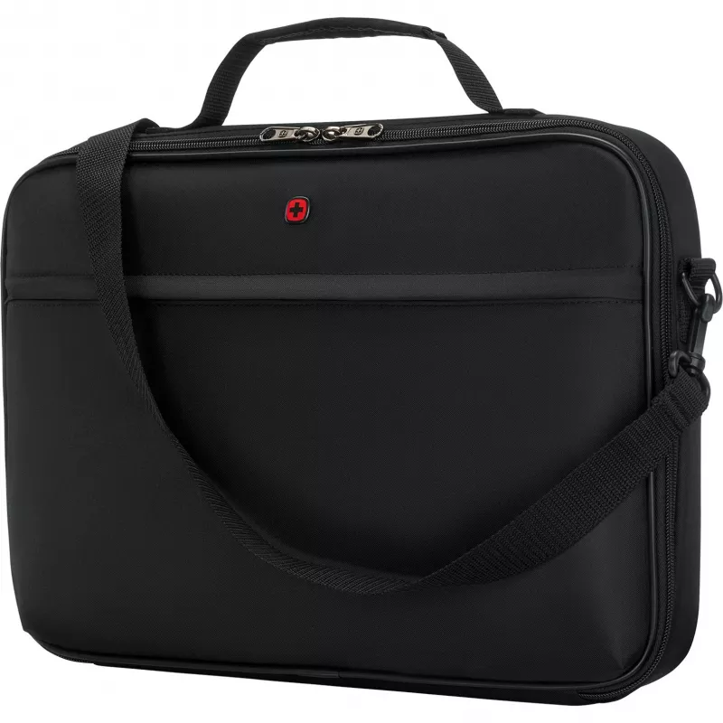 Wenger BQ 16 Laptop Brief Essential Black 16 inch Notebook Case