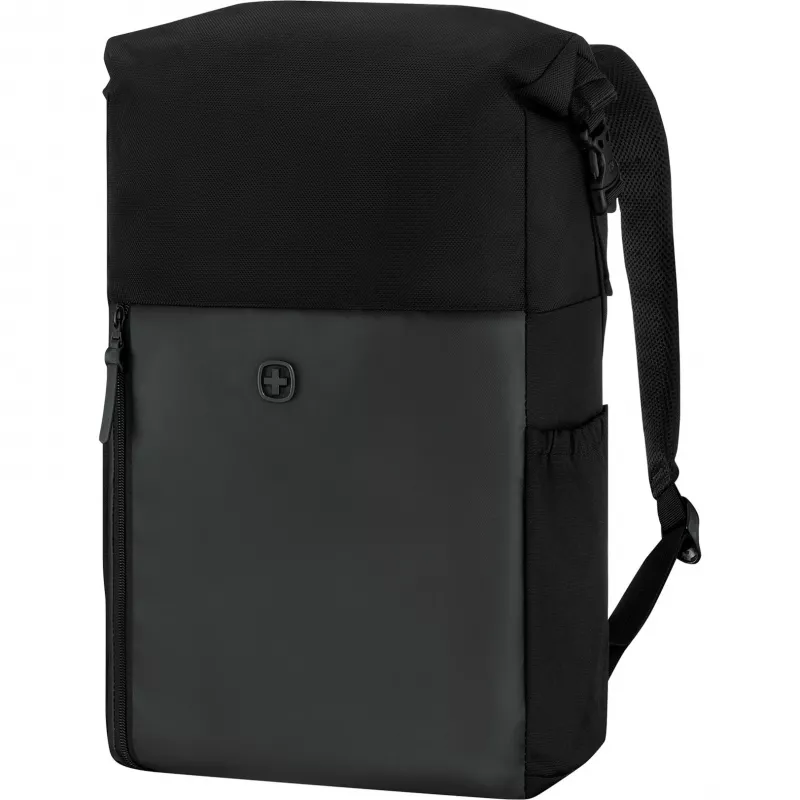 Wenger UrbanOne Roll-Top 15.6 Laptop Backpack Black