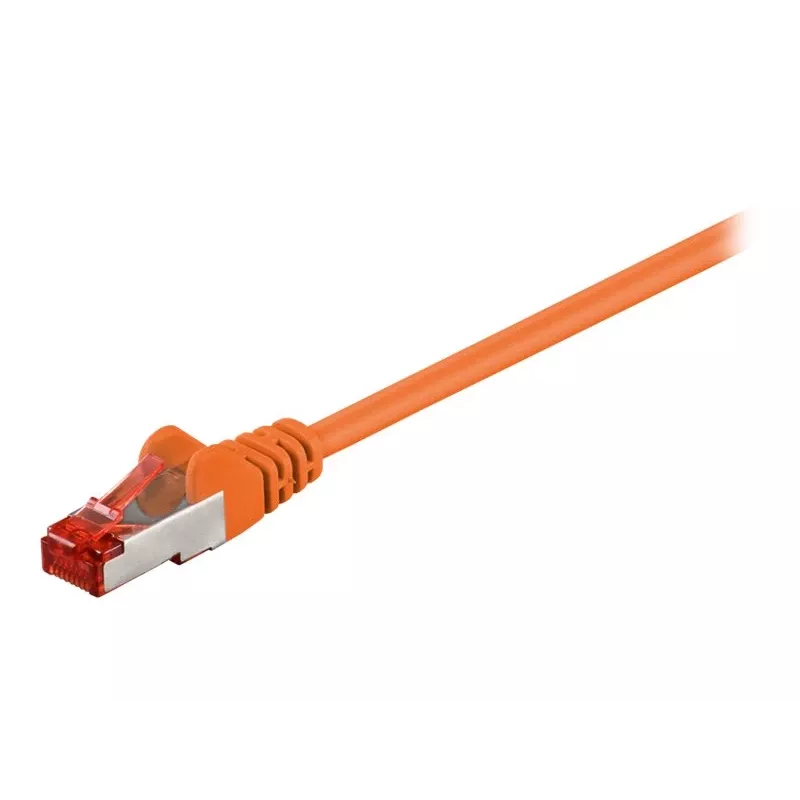 Wentronic 1.5m Cat6 STP RJ-45 to RJ-45 Patch Cable, Orange (95582)