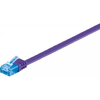 Wentronic 96324 Cat6a U/UTP Network Patch Cable, 2 m, Blue