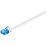 Wentronic 96358 7m Cat6a U/UTP Network Patch Cable Blue-White