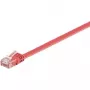 Wentronic 96400 1m Cat6 U/UTP Red Network Patch Cable