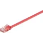 Wentronic 96418 Cat6 U/UTP RJ45 Patch Cable, 3 m, Red, 1 Gbps, 250 MHz, Copper, PVC Jacket