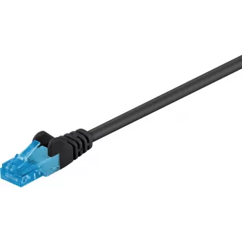 Wentronic Goobay 55413 Cat6a U/UTP Network Cable, RJ45, 15 m, Black