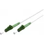 WENTRONIC Goobay 59586 OS2 Single-mode Fiber Optic Patch Cable LC/APC to LC/APC, 3 m, White, LSZH