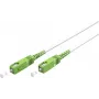 WENTRONIC Goobay 59599 OS2 Single-mode Fiber Optic Patch Cable SC/APC to SC/APC, 15 m, LSZH, White