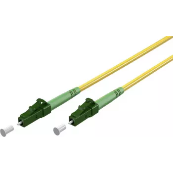 WENTRONIC Goobay 59631 OS2 Single-Mode LC/APC to LC/APC Fiber Optic Patch Cable, 31 m, Yellow, LSZH, FTTH