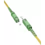 Wentronic Goobay 59640 OS2 Single-Mode Fiber Optic Patch Cable, SC/APC to SC/APC, 3 m, Yellow