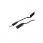 Wentronic Goobay 6.35mm Jack Extension Cable, 5 m, TRS Stereo, Male to Female, Black 50016