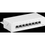 Wentronic Goobay 62069 26-Port Cat6 S/UTP Shielded Patch Panel, 1U 19 inch Rack Mount, White