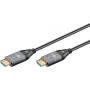WENTRONIC Goobay 76276 Active Optical HDMI Cable AOC 8K - 10 m, HDMI 2.1, 48 Gbps, 8K@60Hz, 4K@120Hz, Dynamic HDR, eARC, VRR, ALLM, HDCP 2.3, Black