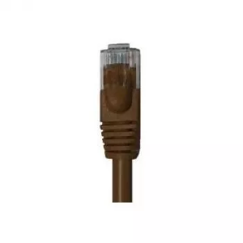 Wentronic Goobay CAT 6 Flat Patch Cable, U/UTP, Dark Brown, 0.5 m, Copper 95889