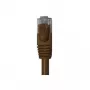 Wentronic Goobay CAT 6 Flat Patch Cable, U/UTP, Dark Brown, 0.5 m, Copper 95889