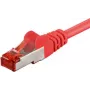 Wentronic Goobay CAT 6 Patch Cable, S/FTP (PiMF), Red, 50 m - LSZH Halogen-Free, Copper 68287