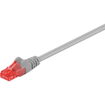 Wentronic Goobay CAT 6 Patch Cable, U/UTP, Grey, 20 m - LSZH Halogen-Free, Copper (93690)