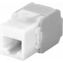 Wentronic Goobay CAT 6a Keystone RJ45 Jack, Unshielded, 500MHz, White (90867)