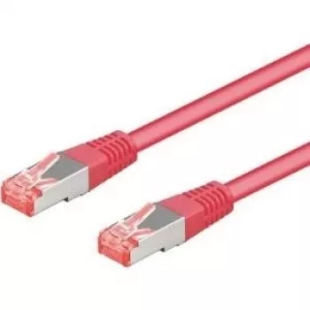Wentronic Goobay CAT 6a S/FTP Patch Cable, Magenta, 1 m, LSZH, Copper 93682