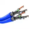 Wentronic Goobay CAT 7A Duplex Network Cable S/FTP PiMF Blue - Copper Conductor CU AWG 22/1 (75716)