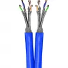 Wentronic Goobay CAT 7A Duplex Network Cable S/FTP PiMF Blue - Copper Conductor CU AWG 22/1 (75716)