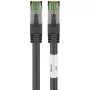 Wentronic Goobay CAT 8.1 Patch Cable, S/FTP (PiMF), Black, 3 m - LSZH Halogen-Free, Copper AWG 24 (66723)