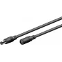 Wentronic Goobay DC Extension Cable 5 m Black 76671