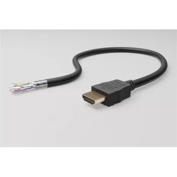WENTRONIC Goobay High-Speed HDMI Extension Cable with Ethernet 1 m Black (61310)