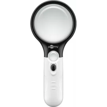 WENTRONIC Goobay LED Illuminated Magnifier 3x/4.5x, White 41255