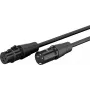 WENTRONIC Goobay XLR Microphone Cable, 1 m, Black, Male to Female 80028