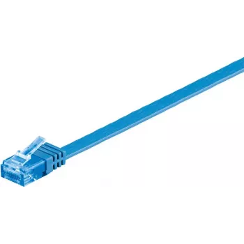 Wentronic RJ-45 CAT6a 0.5m U/UTP Patch Cable, Gold-Plated Connectors, 10 Gbps, Black 96295