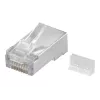 Wentronic RJ45 Modular Plug Shielded 8P8C for Round Cable, Bulk