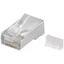 Wentronic RJ45 Modular Plug Shielded 8P8C for Round Cable, Bulk