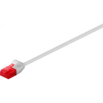 Wentronic Slim Line Cat6 U/UTP Patch Cable, 0.15 m, Ivory 71545