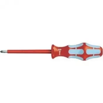 Wera 05022734001 Kraftform Plus Standard Screwdriver Set, 7-Piece, Slotted & Phillips, Lasertip, Wall Rack