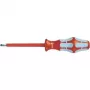 Wera 05022734001 Kraftform Plus Standard Screwdriver Set, 7-Piece, Slotted & Phillips, Lasertip, Wall Rack