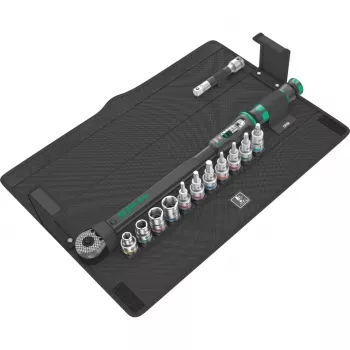 Wera Click-Torque C 3 Set 1 Torque Wrench Set, 1/2 inch Drive, 40-200 Nm, 4-Piece