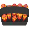 Wera Kraftform 2go 100 Screwdriver Bit Set, 11-Piece, Phillips, Pozidriv, Torx, 25 mm Bits, with Rapidaptor Bit Holder and Textile Pouch 05004310001