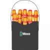 Wera Kraftform 2go 100 Screwdriver Bit Set, 11-Piece, Phillips, Pozidriv, Torx, 25 mm Bits, with Rapidaptor Bit Holder and Textile Pouch 05004310001