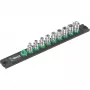 Wera Socket Magnetic Rail A Imperial 1/4 inch Drive, 4 Holders, 05005420001